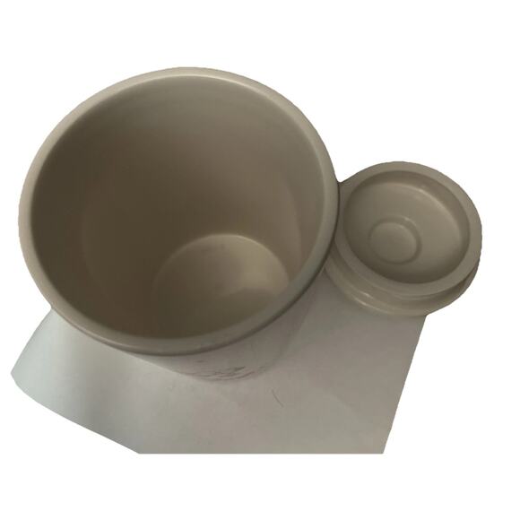 Disney White Mickey And Minnie Mouse Christmas Ceramic Canister - Picture 8 of 10